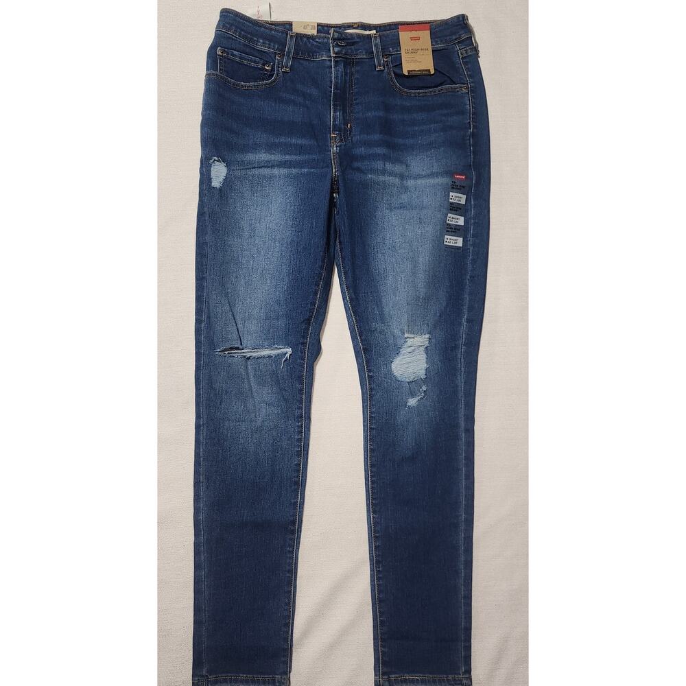 721 Levi's high rise skinny jeans W32xL30